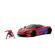 Jada marvel set figurina spider man si masinuta metalica mclaren 720s scara 1 la 24
