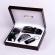 Set cadou cu ceas barbatesc, curea, breloc chei si ochelari soare fancy