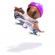 Tech dech sk8 crew pachet placa si figurina 9.6cm sapca mov