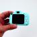 Aparat digital cu functie foto/video pentru copii, plastic, incarcare usb, card memorie, 9 cm, turcoaz