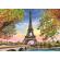 Puzzle trefl romanticul paris 500 piese