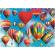 Puzzle trefl cu piese ciudate - baloane colorate 600 piese