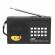 Radio fm digital cu player mp3 compact, slot tf, usb si lcd, baterie reincarcabila, 12 x 7 cm