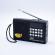 Radio fm digital cu player mp3 compact, slot tf, usb si lcd, baterie reincarcabila, 12 x 7 cm