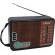 Radio vintage cmik mk-607b, 4 benzi am/fm/sw1-2, portabil, design clasic, imitatie lemn
