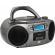 Sistem audio ecg cdr 999 dab, 2 x 1,5w rms, radio, usb, cd, casetofon, mp3, fm