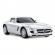 Masina cu telecomanda mercedes-benz sls amg argintie scara 1:24