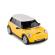 Masina cu telecomanda mini cooper galbena cu scara 1:24
