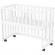 Patut copii din lemn co-sleeper hubners matei 94x46 cm alb