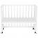 Patut copii din lemn co-sleeper hubners matei 94x46 cm alb
