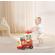 Trenulet 4 in 1 ride on hola toys rosu