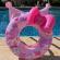 Colac gonflabil cu manere, design haios, 70 cm