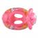 Colac gonflabil tip barcuta, iepuras roz, 60x40x45cm, vinil