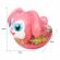 Colac gonflabil tip barcuta, iepuras roz, 60x40x45cm, vinil