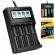 Incarcator 4 acumulatori, iesire 4.2v/3000ma, lcd, 220v