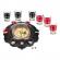 Joc ruleta electronica cu 6 pahare tip shot, 2 bile, 27cm
