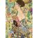 Puzzle trefl 1000 art collection gustav klimt doamna cu evantaiul