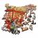 Puzzle trefl din lemn 1000 piese strada pregatita de craciun