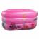 Piscina gonflabila dreptunghiulara, 3 inele, 130x92x50cm, roz