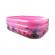 Piscina gonflabila dreptunghiulara, 3 inele, 130x92x50cm, roz