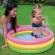 Piscina rotunda gonflabila, multicolora, 86x25cm, vinil, 3 inele