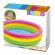 Piscina rotunda gonflabila, multicolora, 86x25cm, vinil, 3 inele
