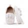 Pantofiori albi tip mocasini cu ciucurasi (marime disponibila: 9-12 luni