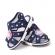 Sandalute bleumarine sidefat cu piuitoare - owl (marime disponibila: marimea 20)