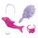 Barbie color change papusa sirena cu par roz