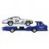 Hot wheels transportator  mercedes-benz 55 blaues wunder cu masinuta mercedes-benz 300 sl scara 1:64