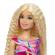 Papusa barbie fashionista cu par blond ondulat