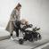 Babygo - carucior pliabil pentru gemeni gotwice, green