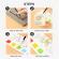 Carte de colorat cu apa,  pensula de pictat si culori incluse, 19 x 8 x 1.3 cm, world adventure mideer md4225