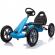 Kart cu pedale si roti gonflabile karera albastru kidscare