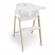 Scaun de masa 3 in 1 transformabil babygo levels alb