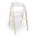 Scaun de masa 3 in 1 transformabil babygo levels alb