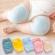 Genunchiere cu silicon pentru bebe - smile (culoare: galben, marime