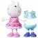 Set figurina peppa pig cu accesorii vestimentare oita suzy 15 cm