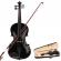 Vioara clasica din lemn, ideallstore, marime 4/4, toc inclus