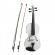 Vioara clasica lemn ideallstore®, marime 4/4,doua arcusuri, toc inclus