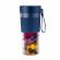Mini blender portabil, incarcare usb, 4 lame din inox, pentru sucuri de fructe, din abs, capacitate 450 ml, 9 x9x19 cm