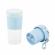 Mini blender portabil, incarcare usb, 4 lame din inox, pentru sucuri de fructe, din abs, capacitate 450 ml, 9 x9x19 cm