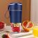 Mini blender portabil, incarcare usb, 4 lame din inox, pentru sucuri de fructe, din abs, capacitate 450 ml, 9 x9x19 cm