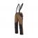 Pantalon multifunctional cu bretele / maro - 3xl