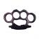 Box cu snur ideallstore®, rozeta, poetic justice, metalic, negru, 1 cm