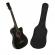 Chitara clasica din lemn ideallstore®, true melody, 95 cm, neagra, husa nylon inclusa