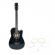 Chitara clasica din lemn ideallstore®, set de corzi incluse, 95 cm, negru