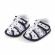 Sandalute albe cu stelute negre (marime disponibila: 3-6 luni (marimea 18