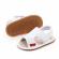 Sandalute albe pentru baietei (marime disponibila: 3-6 luni (marimea 18