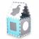 Covor puzzle /tarc de joaca insportline smarfino 30 x 30 x 1 cm, 36 piese
